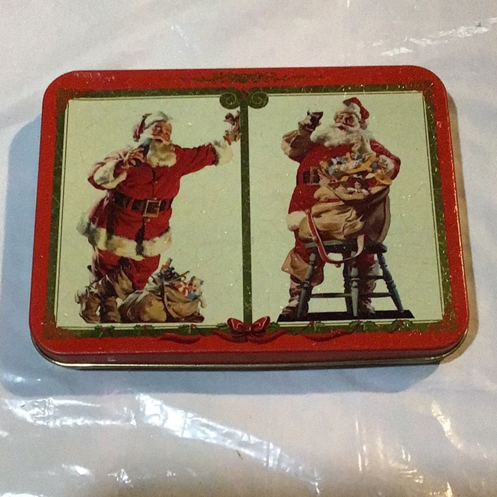 1995 Limited Edition Coca Cola Santa cards